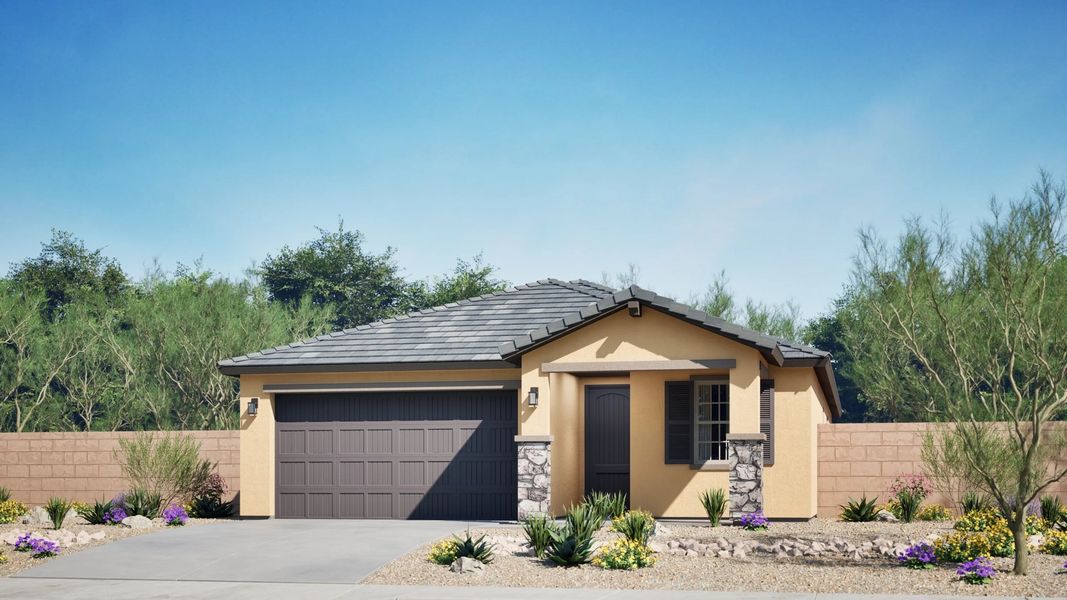 Home exterior render streetview Home exterior render streetview