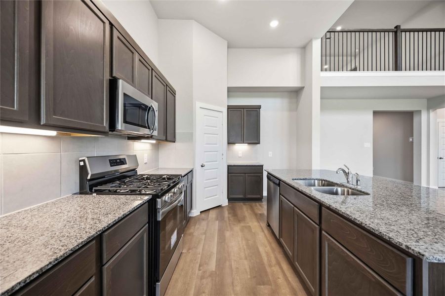 Furnished interior view inside a new home in Barton Place, Cleveland (Image 3).