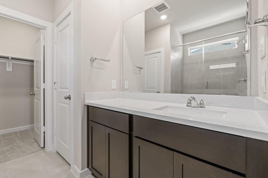 Furnished interior view inside a new home in Arabella on the Prairie 60', Richmond (Image 8).