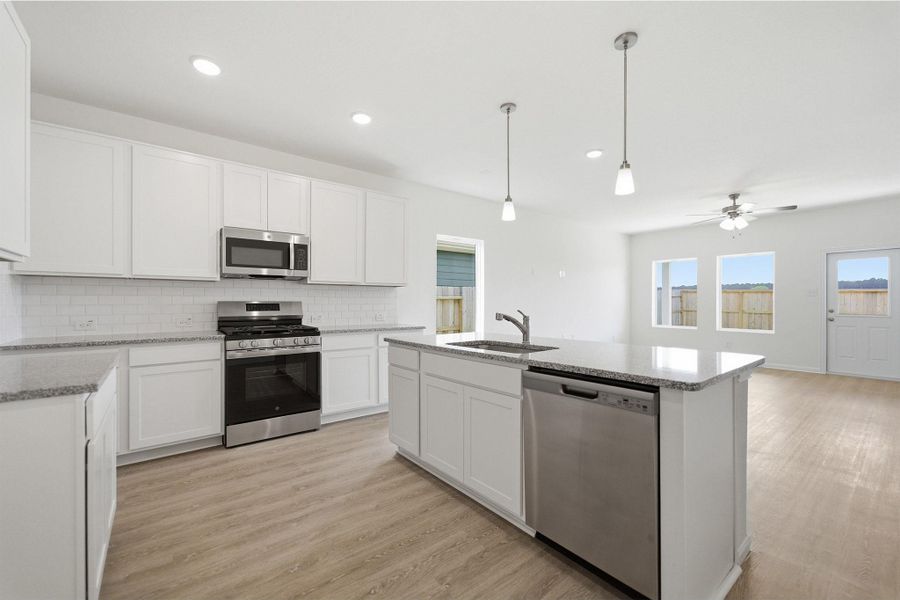 Furnished interior view inside a new home in Colony at Pinehurst, Pinehurst (Image 12).