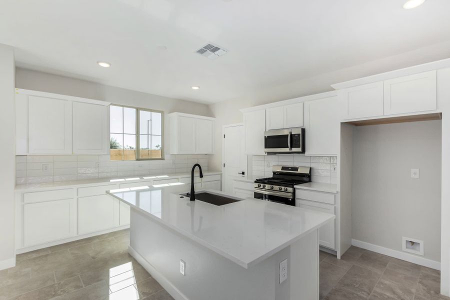 Furnished interior view inside a new home in Solvida at Estrella, Goodyear (Image 7).