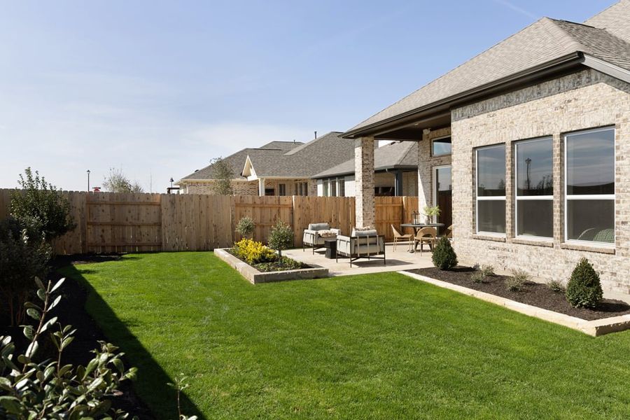 Representative exterior photo of a completed home built from the Skyview by Tri Pointe Homes in Terrace Collection at Heritage, Dripping Springs, TX (Image 23).