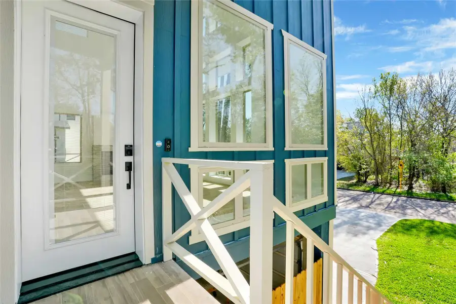 Exterior details and patio area of a home in , Cypress (Image 23).