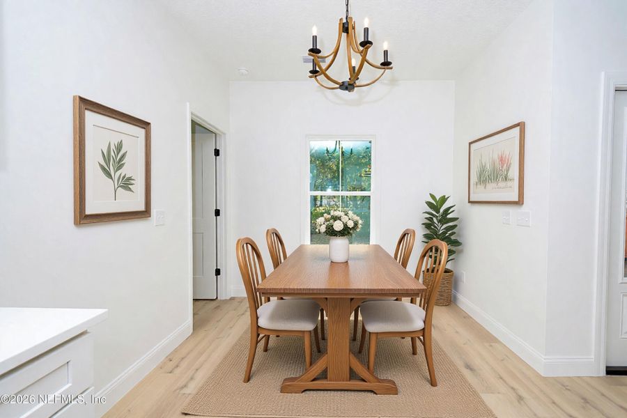 Furnished interior view inside a new home in , Macclenny (Image 6).