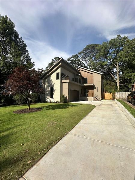 Front exterior of a new home in , Decatur, GA, highlighting curb appeal (Image 1). Front exterior of a new home in , Decatur, GA, highlighting curb appeal (Image 1).