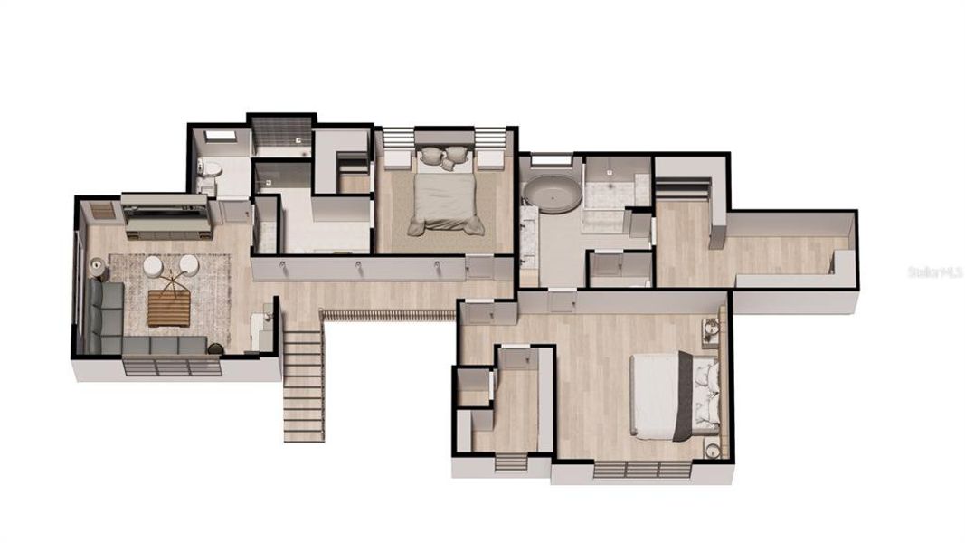 2D floor plan layout of this home in , Winter Park, FL (Image 6).