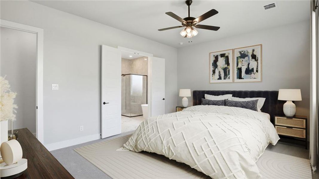 Furnished interior view inside a new home in Talon Hills, Fort Worth (Image 5).