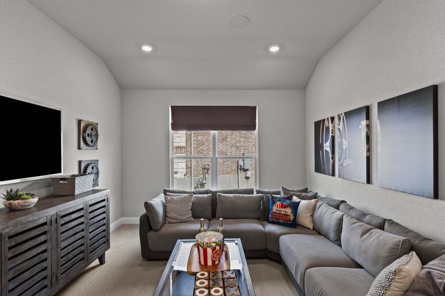 Representative furnished interior of a home built from the The Garner A by Davidson Homes LLC in The Reserve at Potranco Oaks, Castroville (Image 17).