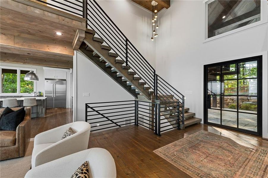 Furnished interior view inside a new home in , Mineral Bluff (Image 60).