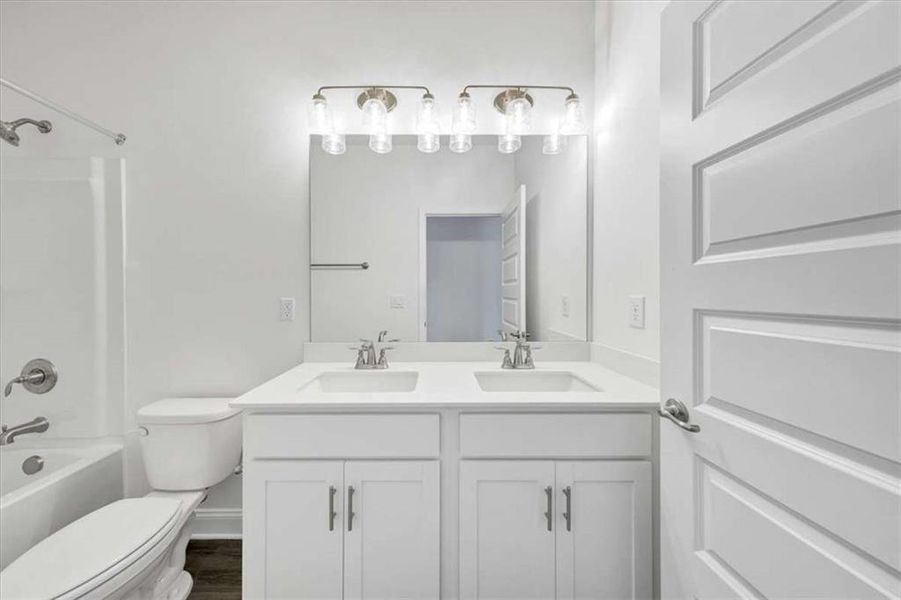 Furnished interior view inside a new home in Park Place, Bowdon (Image 13).