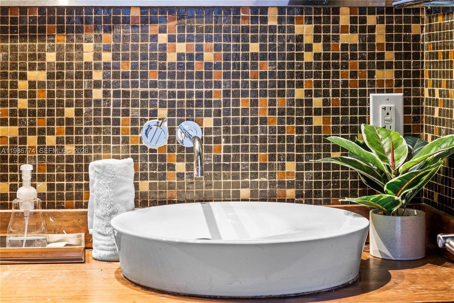 Close-up of interior finishes inside a home in , Miami (Image 22).