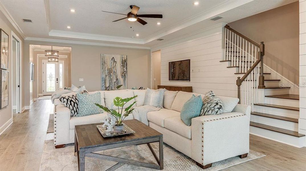 Furnished interior view inside a new home in The Waters at Center Lake Ranch, St. Cloud (Image 11).