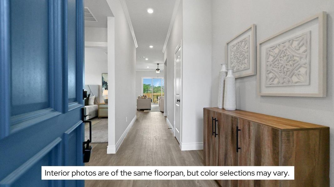 Furnished interior view inside a new home in Lexington Heights, Willis (Image 3). Furnished interior view inside a new home in Lexington Heights, Willis (Image 3).