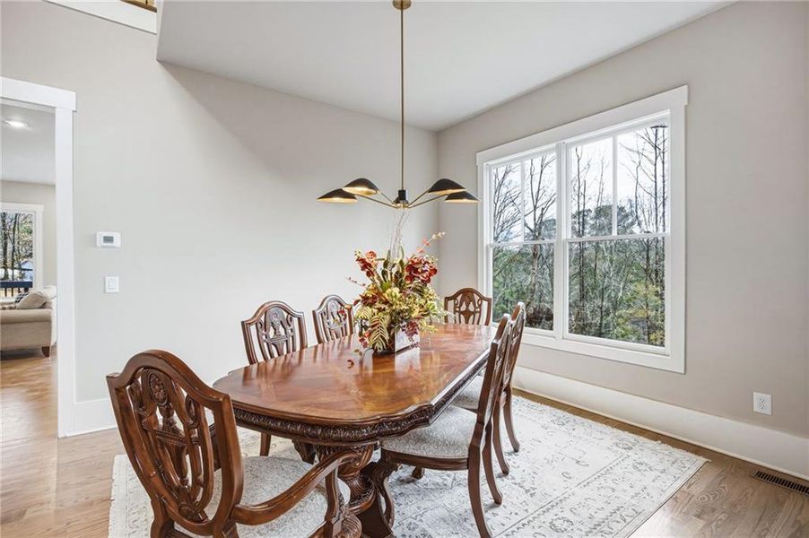 Furnished interior view inside a new home in , Canton (Image 11).