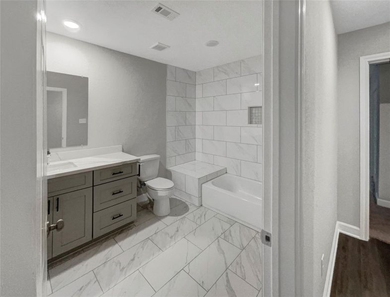 Furnished interior view inside a new home in , Humble (Image 15). Furnished interior view inside a new home in , Humble (Image 15).