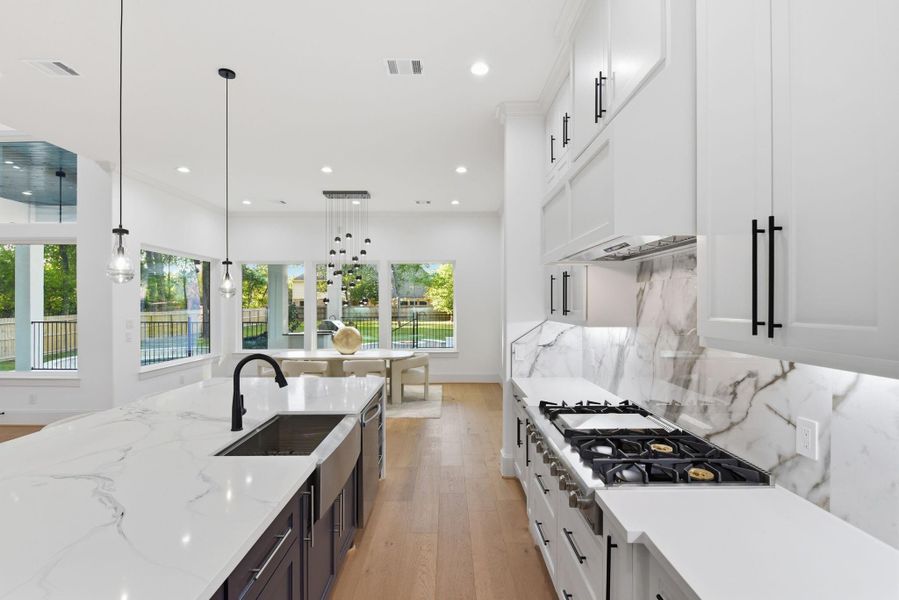 Furnished interior view inside a new home in , Spring (Image 5).