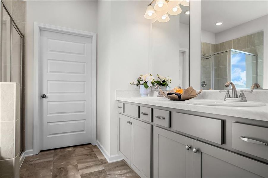 Furnished interior view inside a new home in Capstone Estates, Apison (Image 6).