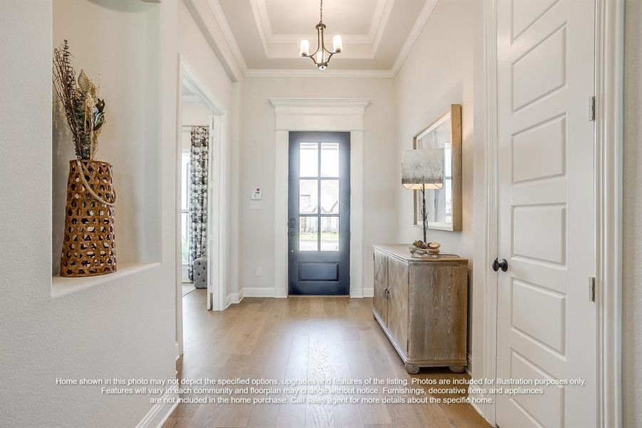 Furnished interior view inside a new home in , Midlothian (Image 4). Furnished interior view inside a new home in , Midlothian (Image 4).
