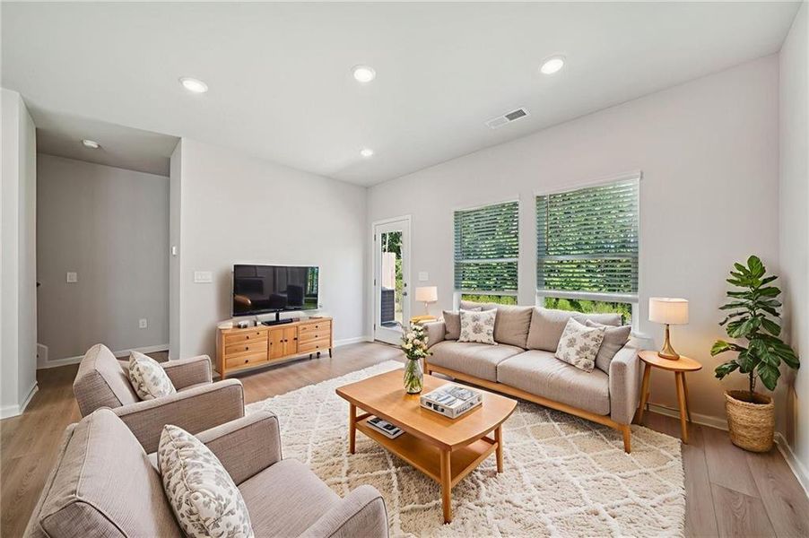 Furnished interior view inside a new home in , Conyers (Image 9).