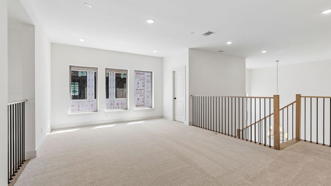 Spacious, unfurnished interior of a new home in Painted Tree 50' Series, McKinney (Image 22). Spacious, unfurnished interior of a new home in Painted Tree 50' Series, McKinney (Image 22).