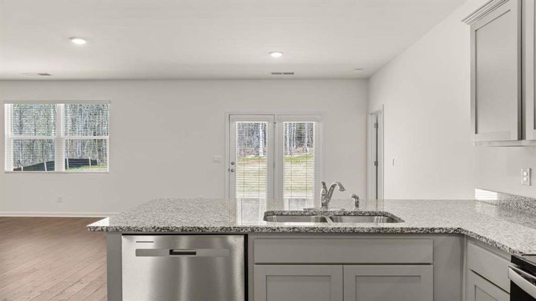 Furnished interior view inside a new home in Champion's Run, Lithonia (Image 6).
