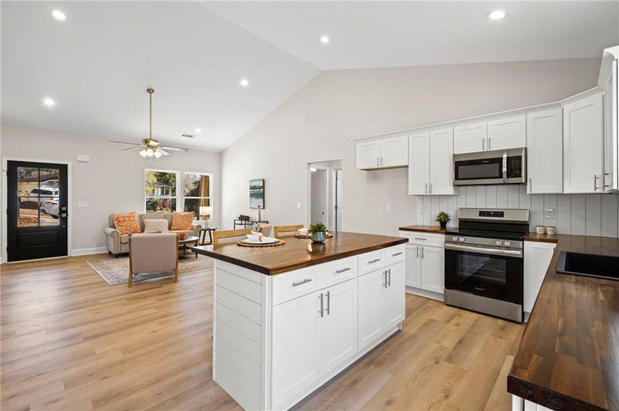 Furnished interior view inside a new home in , Canton (Image 7).