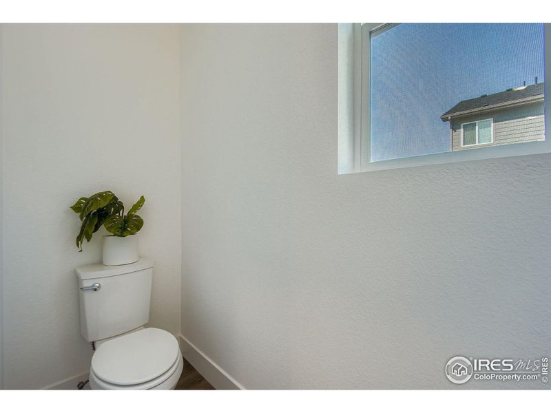 Primary bathroom toilet