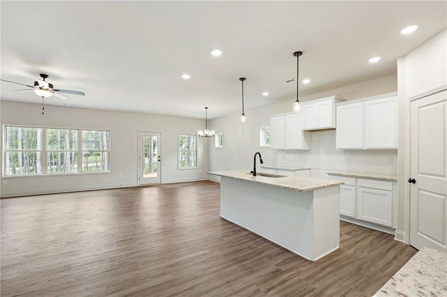 Furnished interior view inside a new home in , Dallas (Image 13).