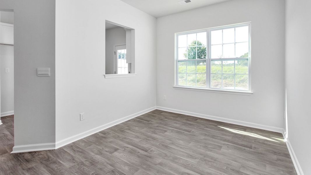 Spacious, unfurnished interior of a new home in The Gables at Edinborough Townes, Gibsonville (Image 10). Spacious, unfurnished interior of a new home in The Gables at Edinborough Townes, Gibsonville (Image 10).