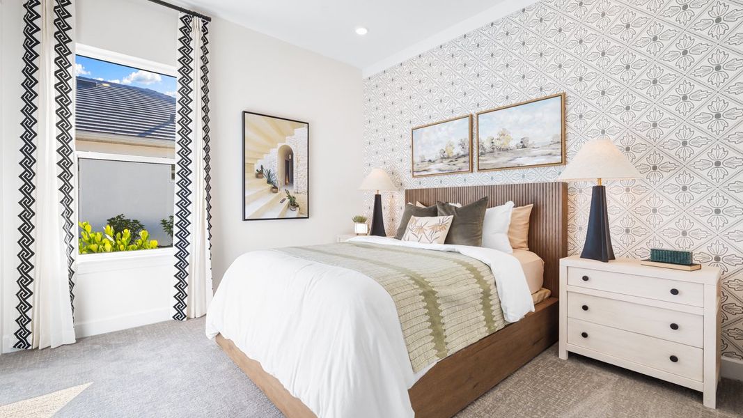 Furnished interior view inside a new home in Esplanade by the Islands, Naples (Image 11). Furnished interior view inside a new home in Esplanade by the Islands, Naples (Image 11).