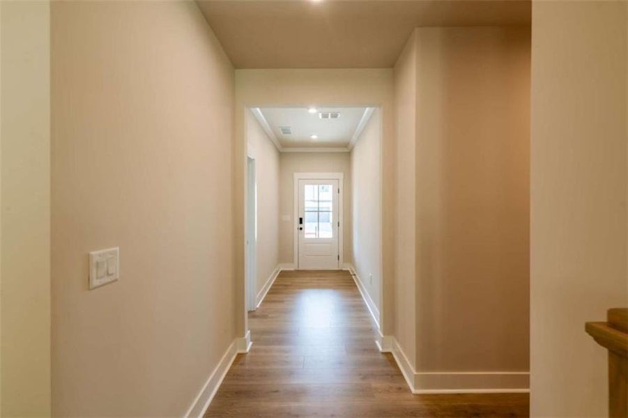 Spacious, unfurnished interior of a new home in The Paddocks at Doc Hughes, Buford (Image 33).