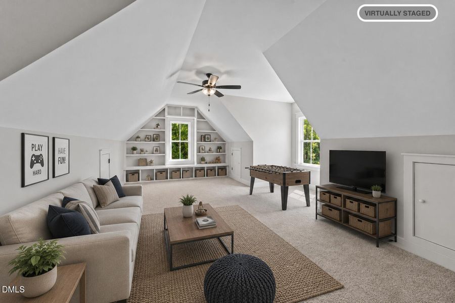 Lot 25 staged bonus room