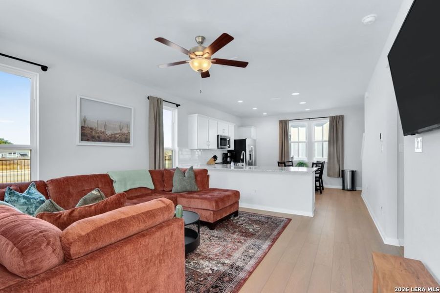 Furnished interior view inside a new home in , New Braunfels (Image 17). Furnished interior view inside a new home in , New Braunfels (Image 17).