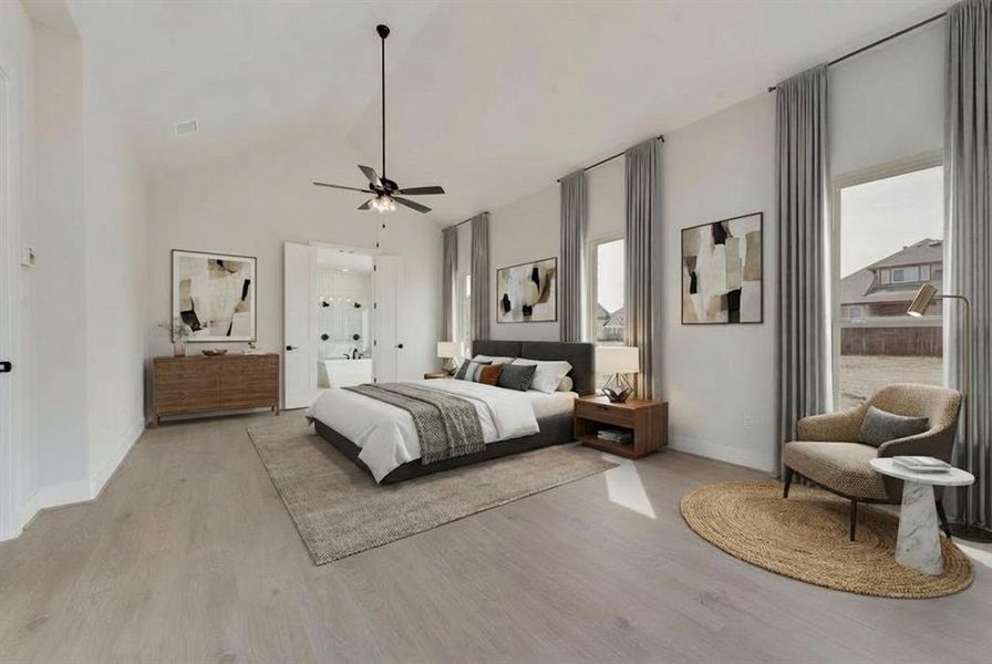 Furnished interior view inside a new home in Somerset Park, Rockwall (Image 16).