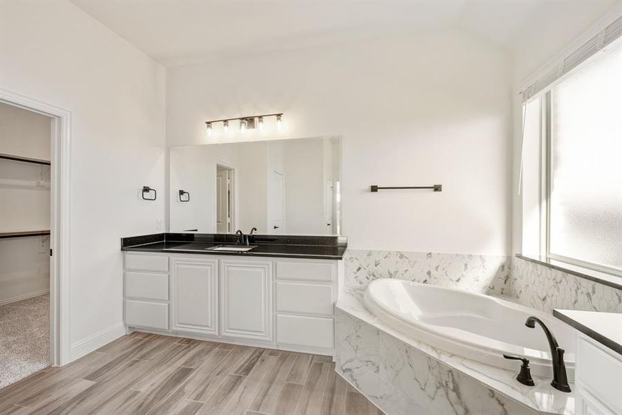 Furnished interior view inside a new home in Georgetown at Kings Fort 60s, Kaufman (Image 7).