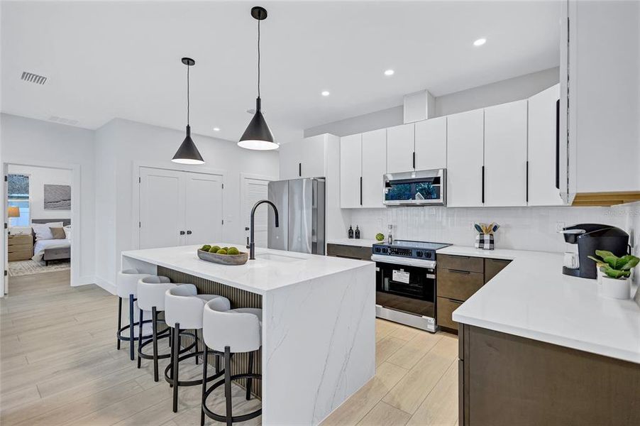 Furnished interior view inside a new home in , Gulfport (Image 8).