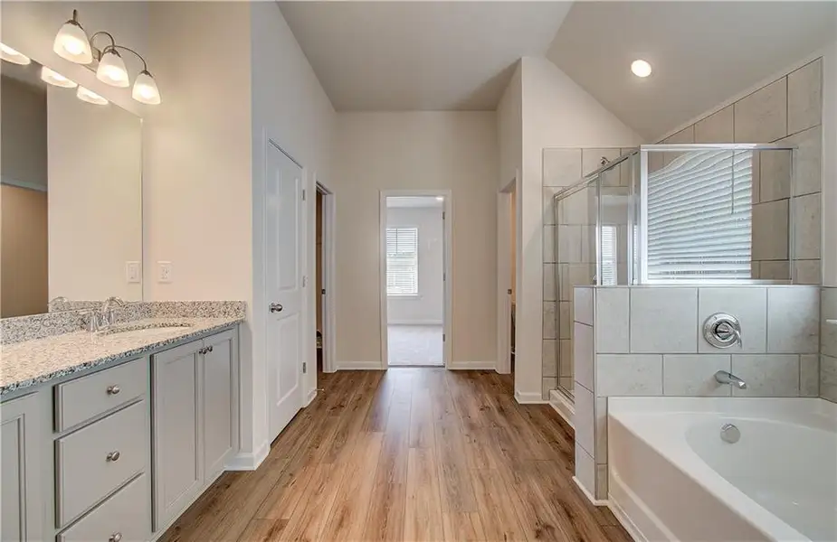 Furnished interior view inside a new home in Alcovy Village, Lawrenceville (Image 3).