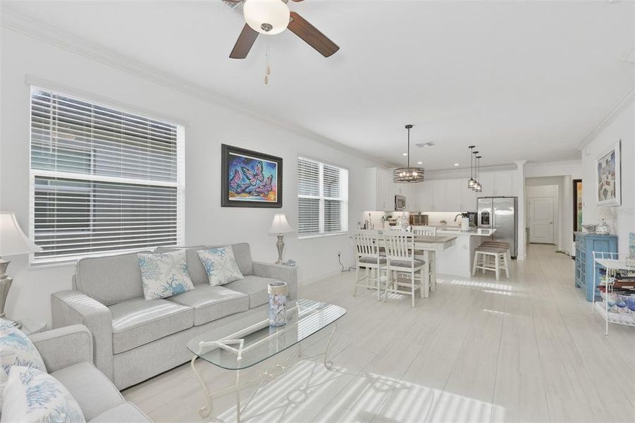 Furnished interior view inside a new home in Prosperity Lakes Active Adult, Parrish (Image 8).