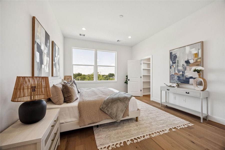 Furnished interior view inside a new home in , Houston (Image 13).