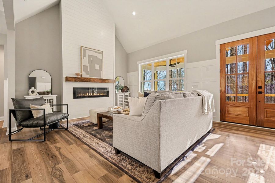 Furnished interior view inside a new home in , York (Image 29).