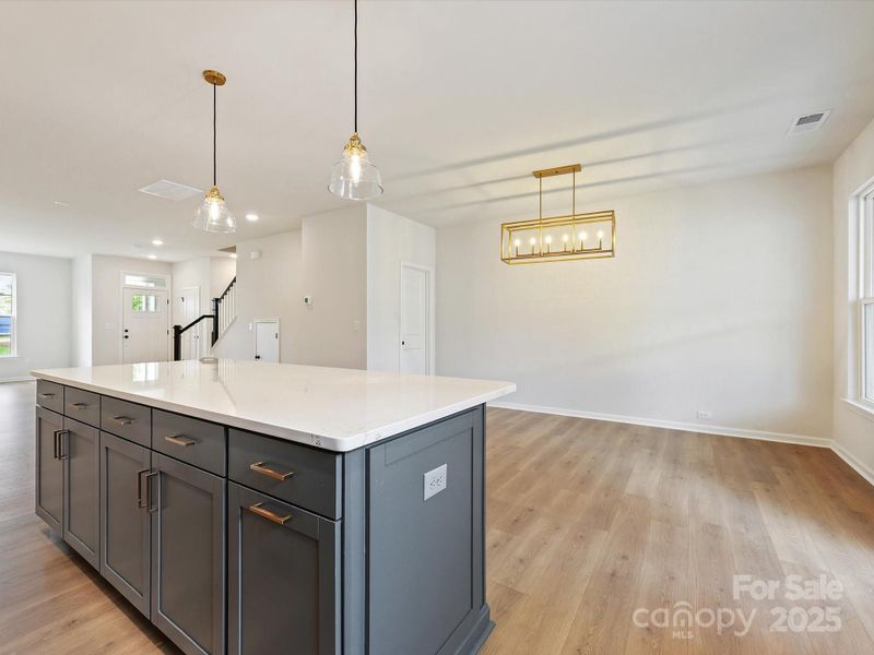 Furnished interior view inside a new home in North Creek Village - Townhomes, Huntersville (Image 5). Furnished interior view inside a new home in North Creek Village - Townhomes, Huntersville (Image 5).