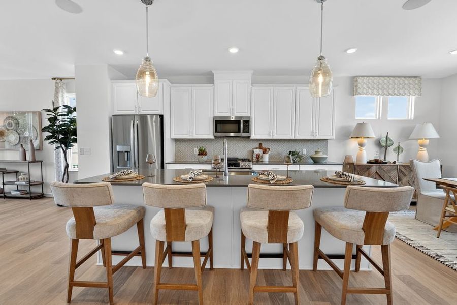 Furnished interior view inside a new home in Indian Trail Townhomes, Indian Trail (Image 24).