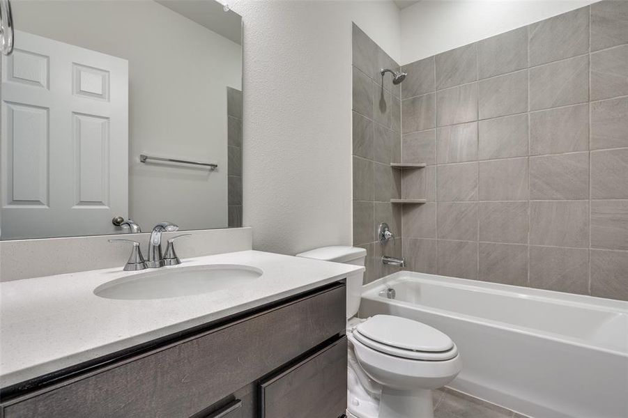 Furnished interior view inside a new home in The Preserve Estates, Justin (Image 9). Furnished interior view inside a new home in The Preserve Estates, Justin (Image 9).