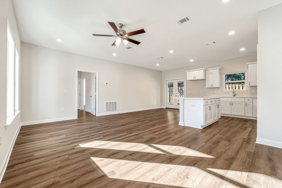 Spacious, unfurnished interior of a new home in Live Oak Cottages, Freeport (Image 39). Spacious, unfurnished interior of a new home in Live Oak Cottages, Freeport (Image 39).
