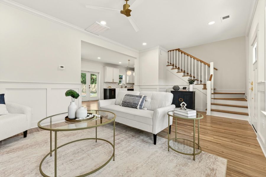 Furnished interior view inside a new home in , North Charleston (Image 7).