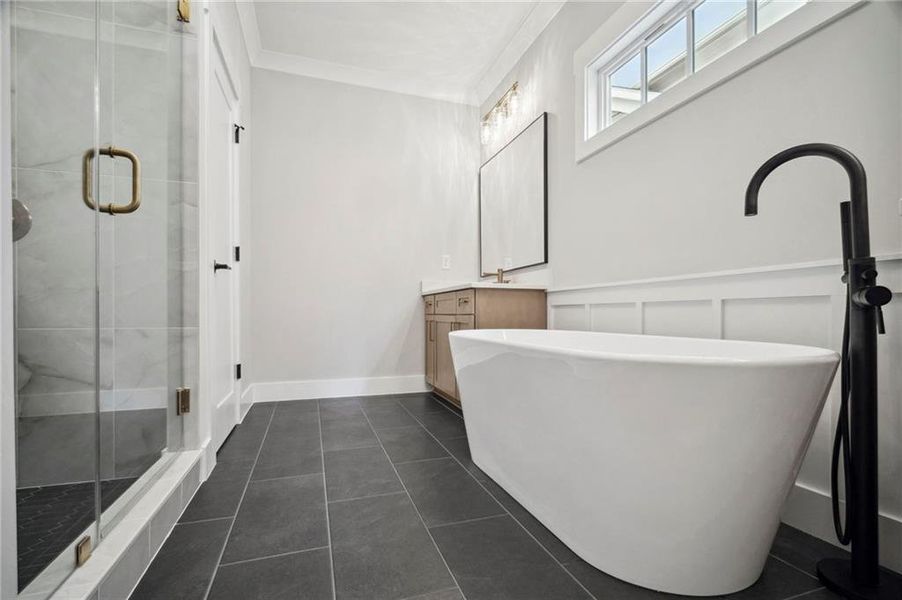 Furnished interior view inside a new home in South on Main, Woodstock (Image 38).