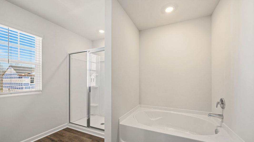 Furnished interior view inside a new home in Poplar Preserve, Newnan (Image 11).