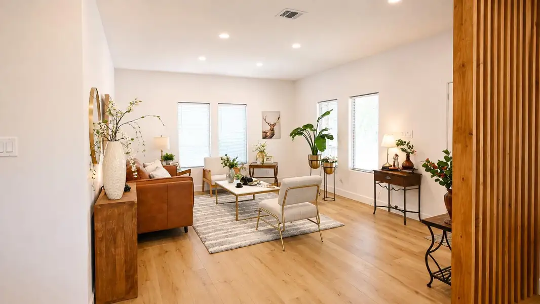 Furnished interior view inside a new home in , Houston (Image 9).