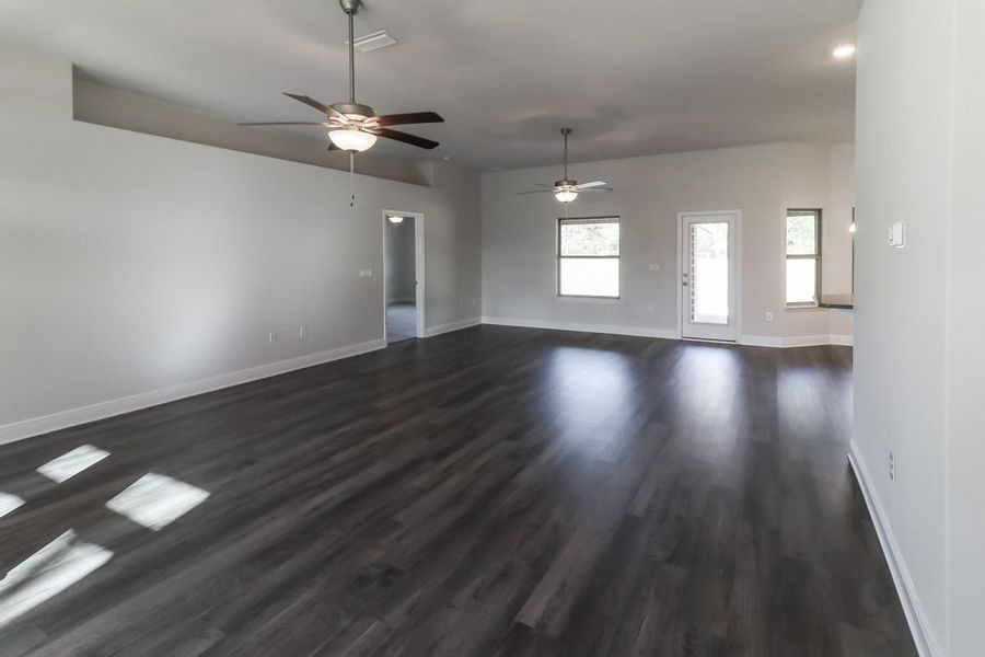 Representative unfurnished interior of a home built from the Plan 2402 by Adams Homes in Emmaline Gardens, Milton (Image 20). Representative unfurnished interior of a home built from the Plan 2402 by Adams Homes in Emmaline Gardens, Milton (Image 20).