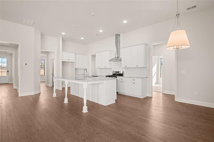Furnished interior view inside a new home in Soleil Summit Chase, Snellville (Image 14).